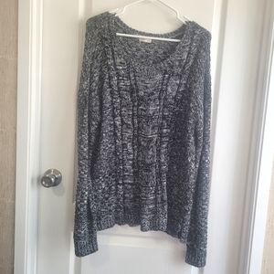 SO Black & White Sweater Knit